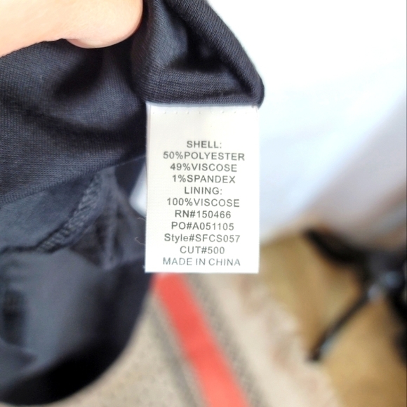 PIXLEY FIORENZA TEXTURED KNIT DRESS IN BLACK, SZ MEDIUM - Picture 6 of 14